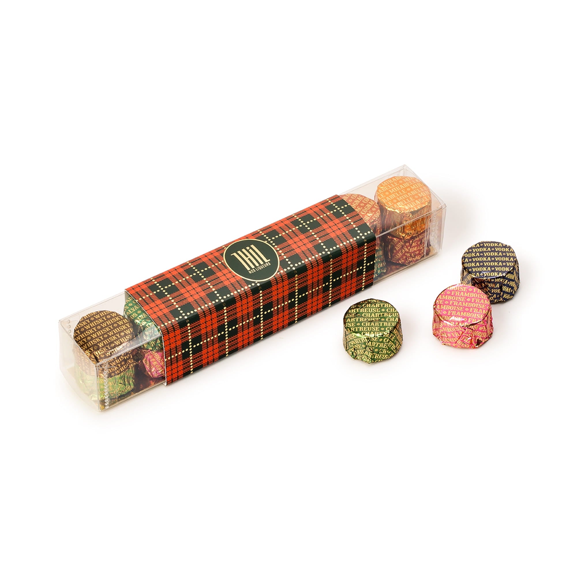 Réglette chocolats à la liqueur