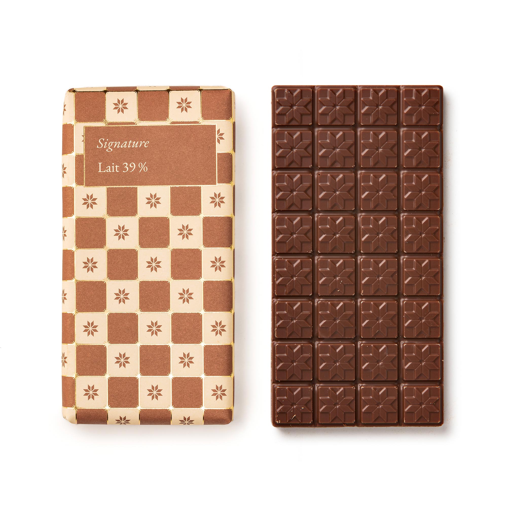 Tablette chocolat signature lait 39 %