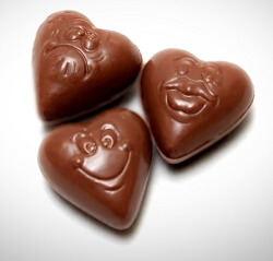 Offrir du chocolat à la Saint Valentin