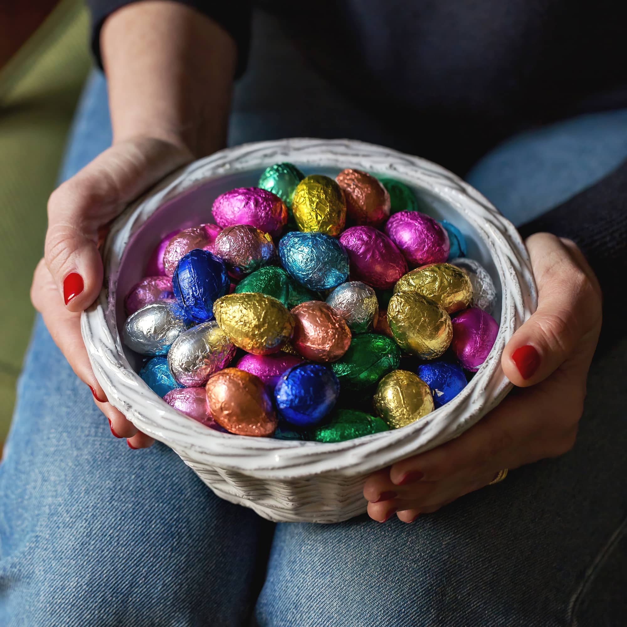 Sachet d'oeufs pralinés papillotés - 200 g